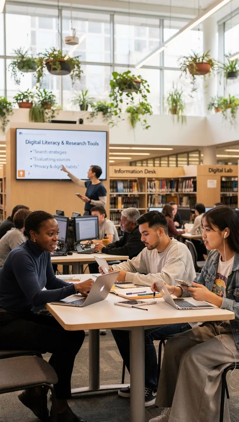 Social media impact on mental wellbeing illustration