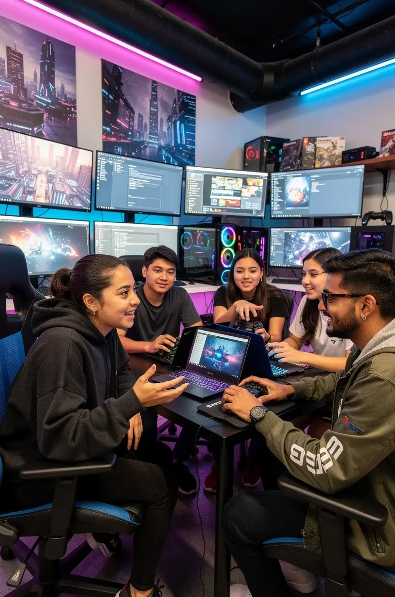 Modern office environment